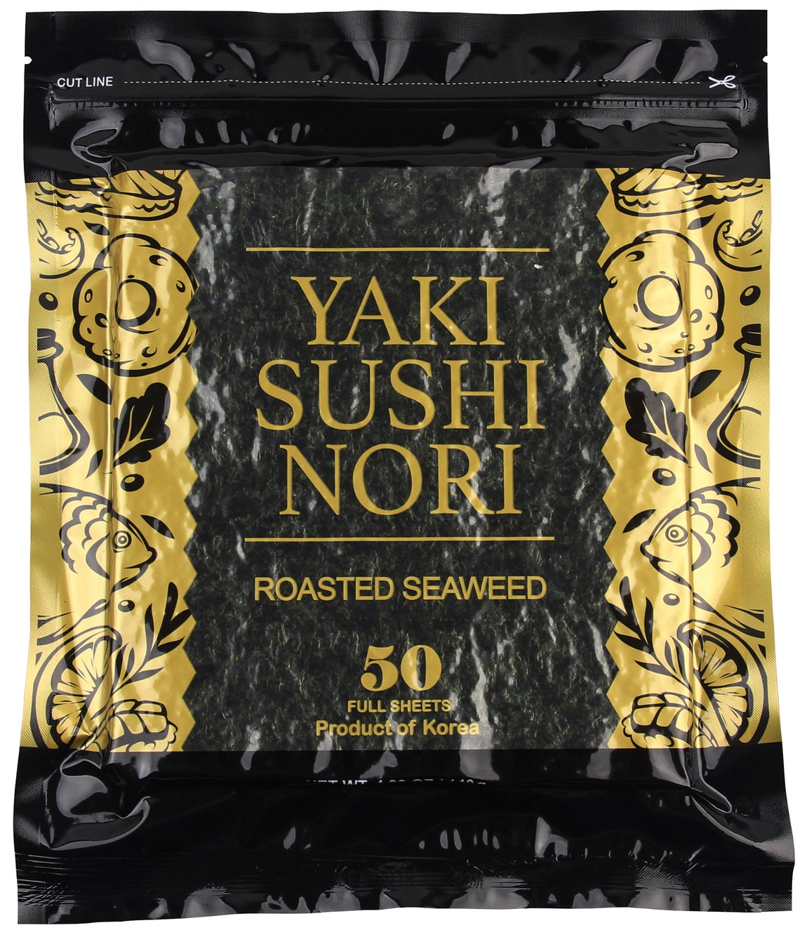Yaki Sushi Nori Seaweed 50 Full Sheets 140g Gold Grade A Etsy