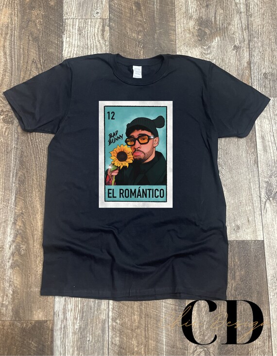 El Romantio Bad Bunny Sunflower Loteria 