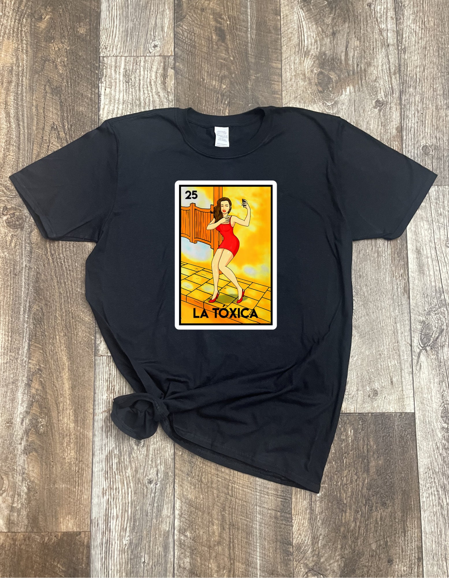 La Toxica Loteria Card T-shirt 