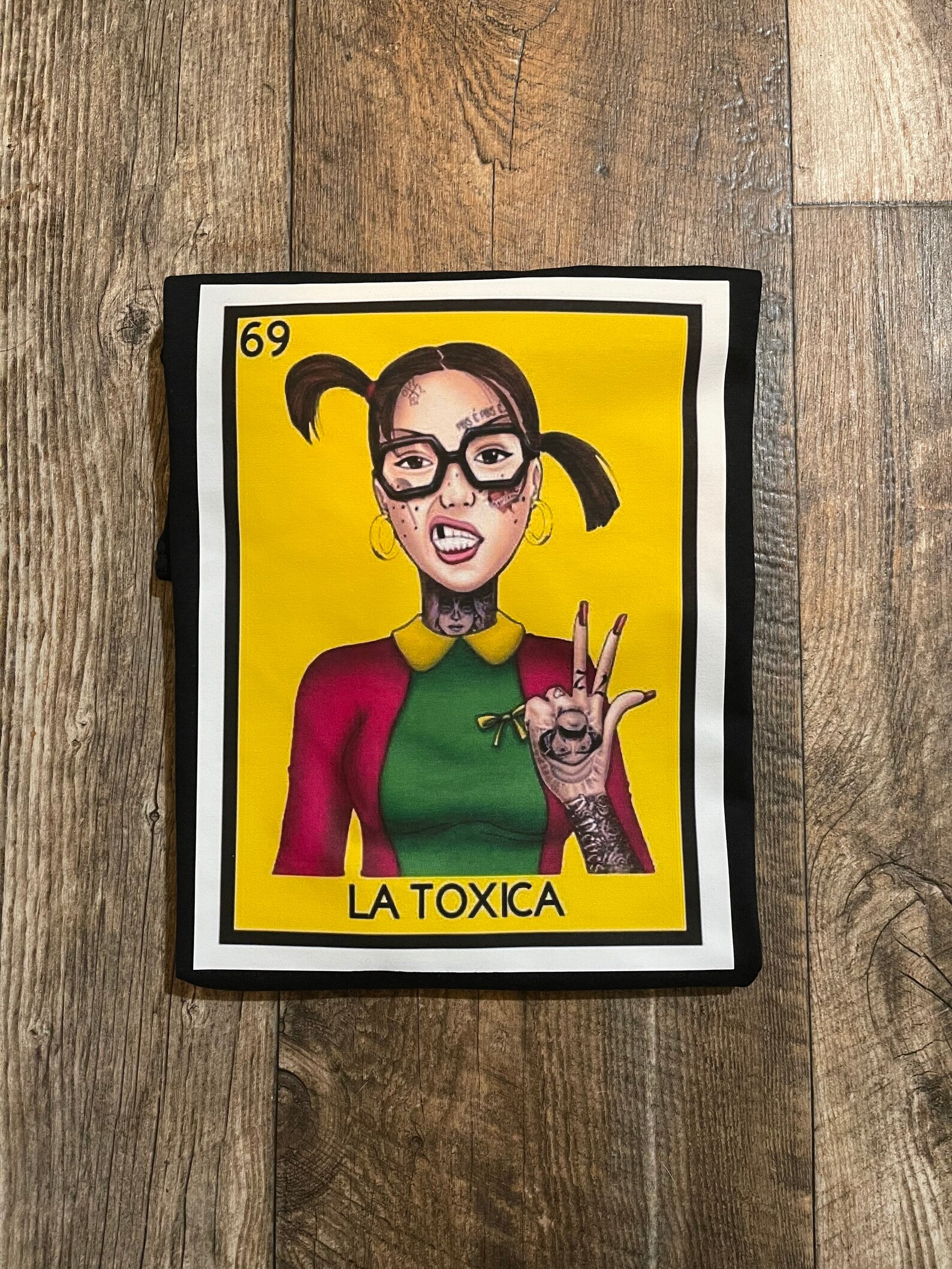 La toxica chilindrina t-shirt Latina Mexican Loteria Card | Etsy