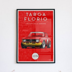 All time legends - car illustration - Alfa Romeo - Giulia scalino - DIGITAL DOWNLOAD