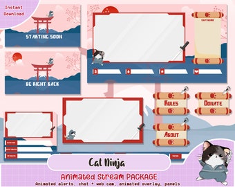 Kitty Ninja Etsy Se
