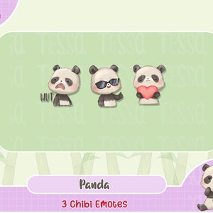 panda twitch emotes, lindo gesto de twitch, gestos de panda twitch, gestos de twitch emote, kawaii sub insignias emote, wutface, gg, panda amor emote, costumbre