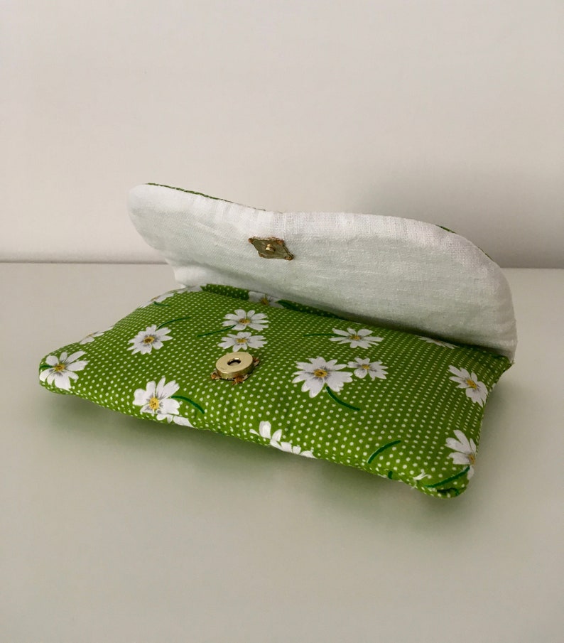 Fabric Padded Case Sewing Case Pouch for Sunglasses floral
