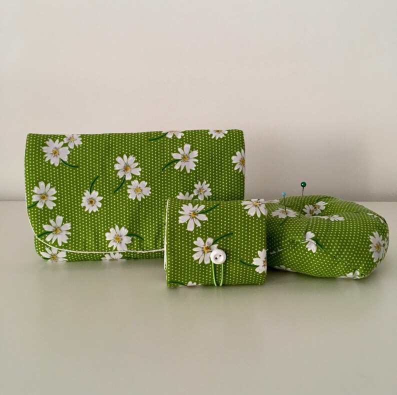 Fabric Padded Case Sewing Case Pouch for Sunglasses floral