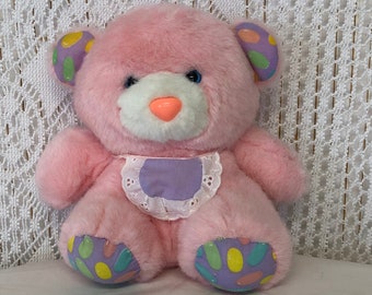 アンティーク　ピンク　ベア　くま　ぬいぐるみ　ミニチュア アンティーク ピンク ベア くま ぬいぐるみ ミニチュア クマのモコ
