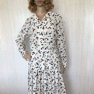 Jupe Plissée Marine Vintage Années 60/70 - Taille 40, En Polyester, Excellent état