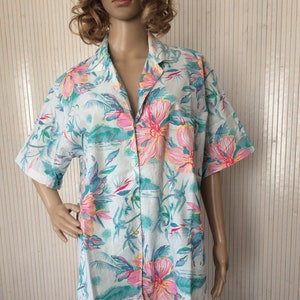 Chemise hawai femme sale