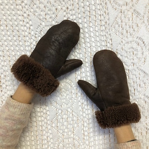 Moufle homme cuir retourné new arrivals