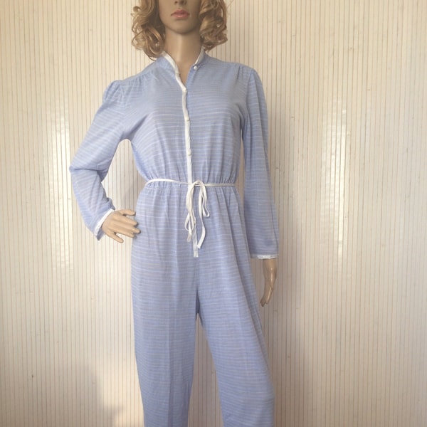 Kombination Pyjama Vintage Woman Himmelblau 36/38