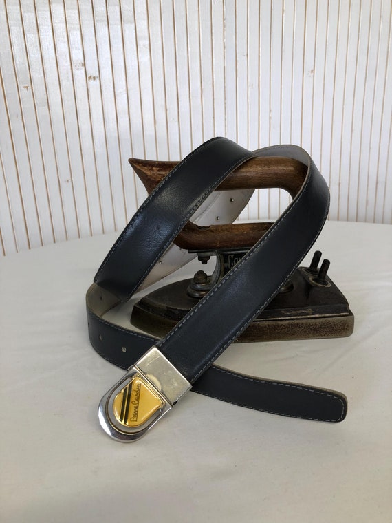 Pierre Cardin Vintage Reversible Belt in Grey and Cream  display picture 1