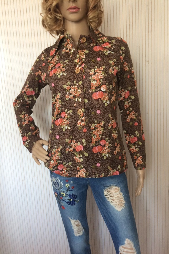 Chemise vintage 70 femme hotsell