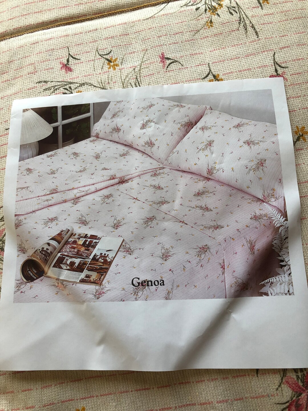Vintage Bed Set 2 Seater Bed Set 3-piece Ornament Floral - Etsy
