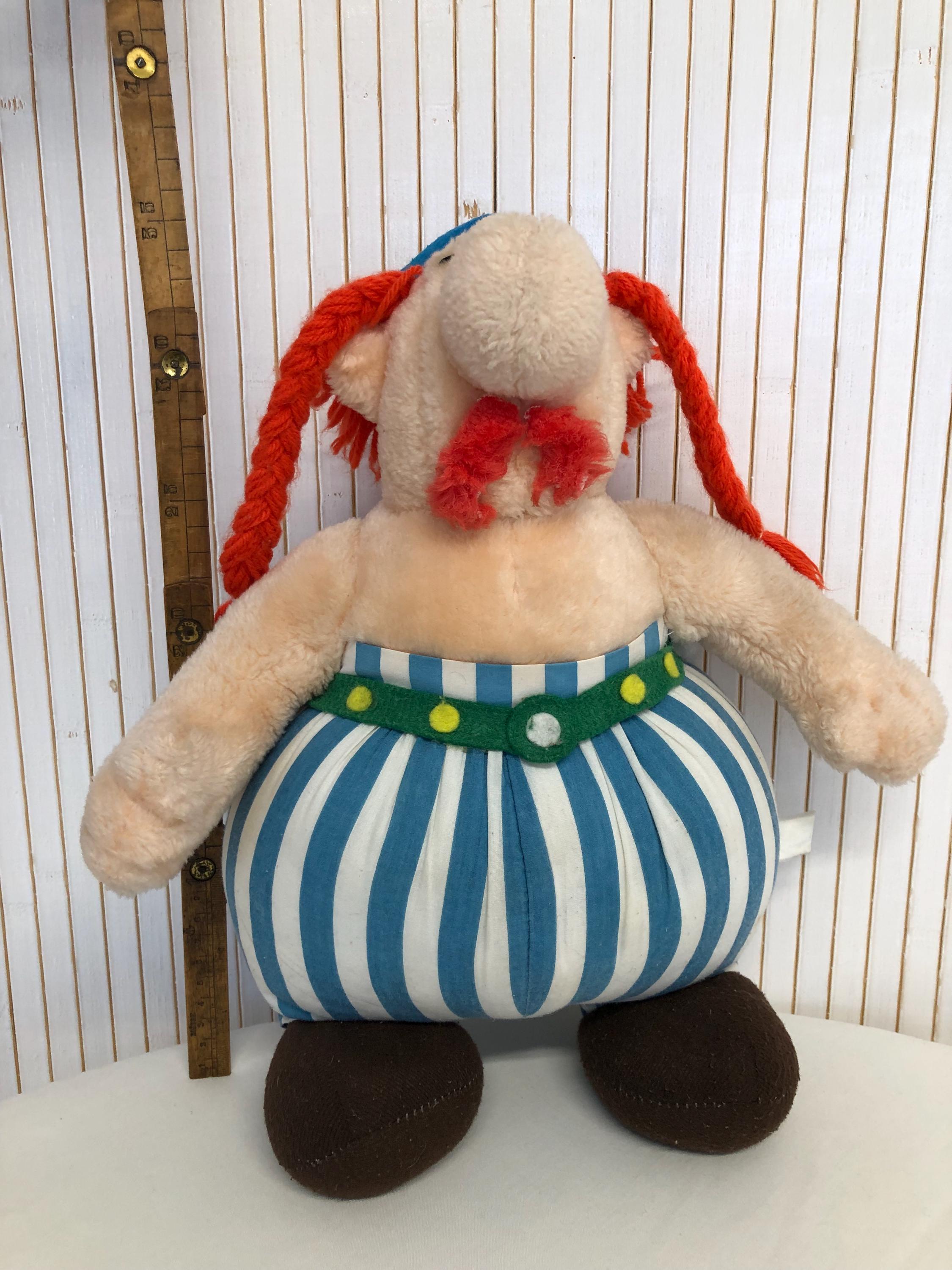 Peluche Obelix Officiel Parc Astérix