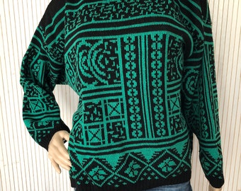 American Vintage VITOW - Pullover - pesto chine/vert sapin