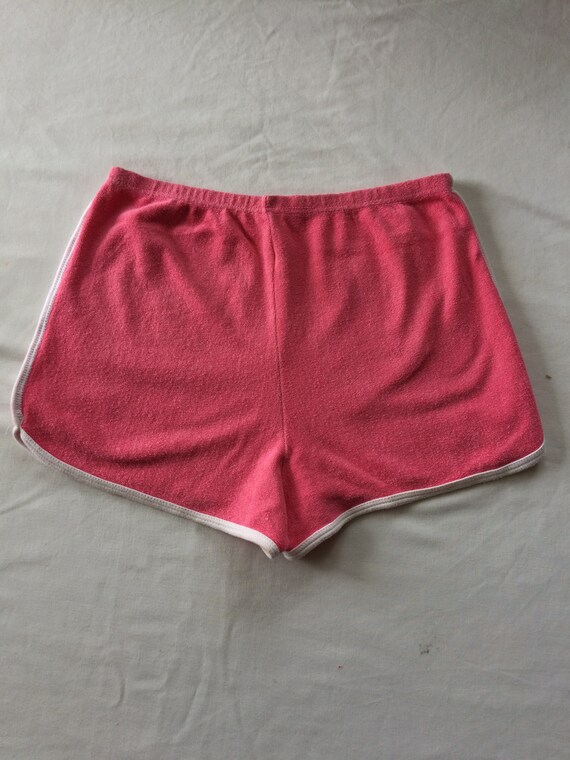 Short Coton eponge Vintage Femme Rose L Short Sexy Etsy France