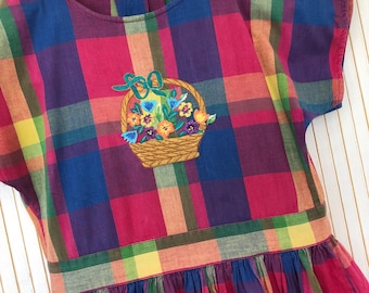 Robe D'été Rayée Multicolore Pour Fille - 5-6 Ans - Parfaite Pour L'été !