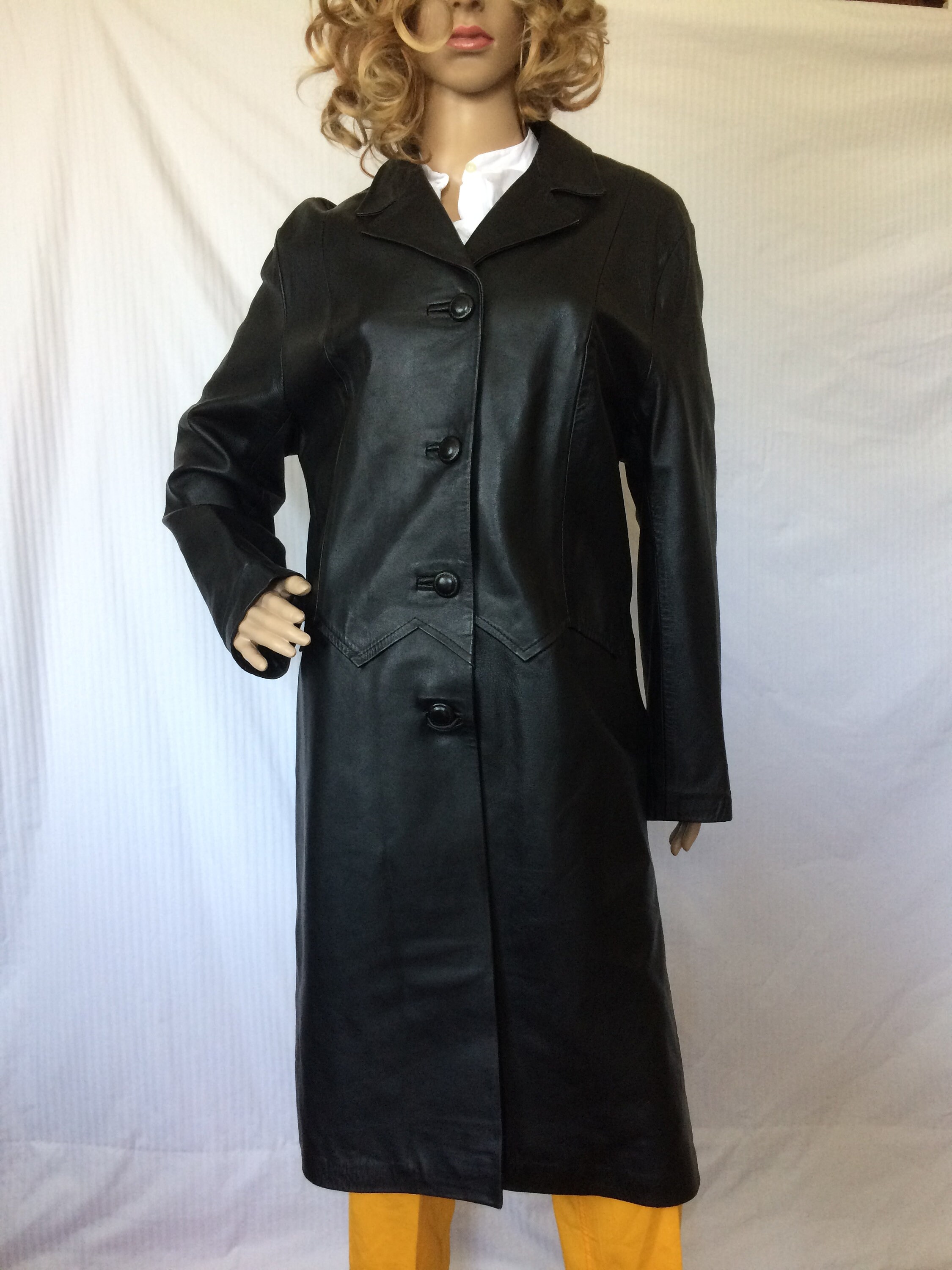 Manteau cuir femme vintage hotsell