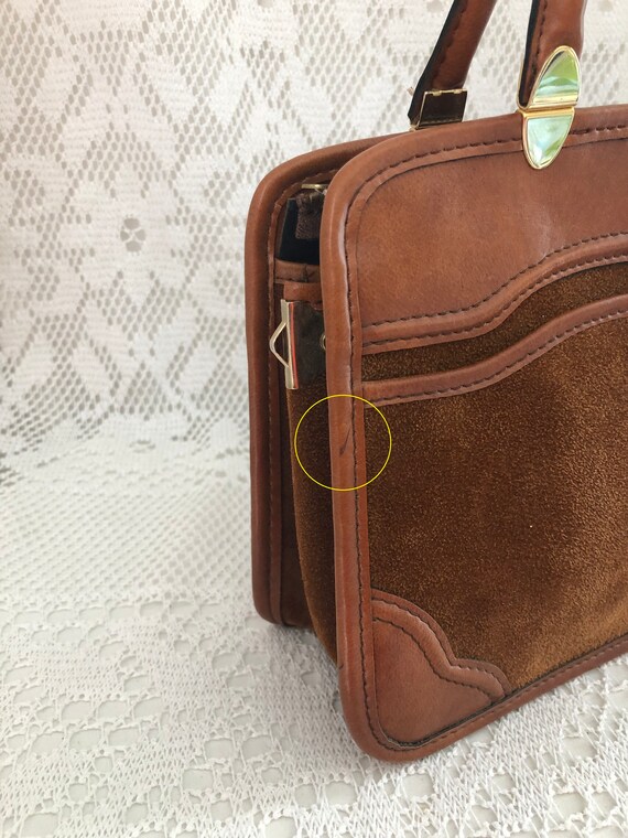 Sac Bandoulière Vintage DESMO En Cuir Rouge - Marque JC Monderer - Occasion