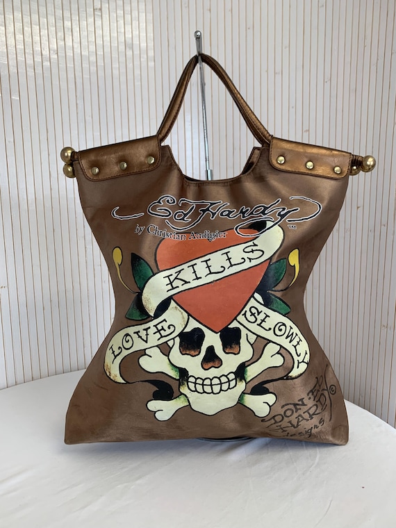 Ed Hardy by Christian Audigier ヴィンテージ レディースバッグ 