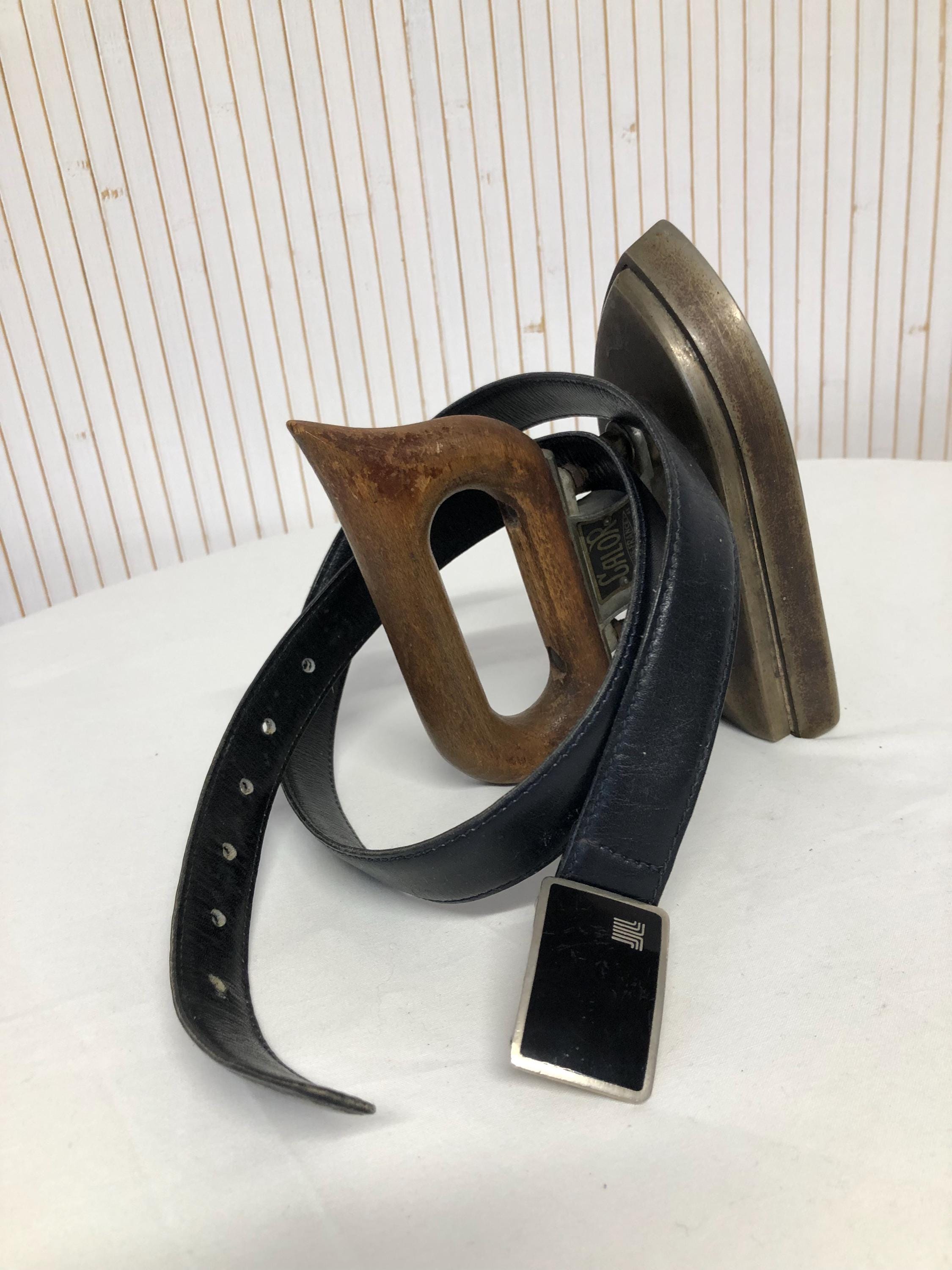 Lanvin Black Leather Belt Rare XS Women main image 2