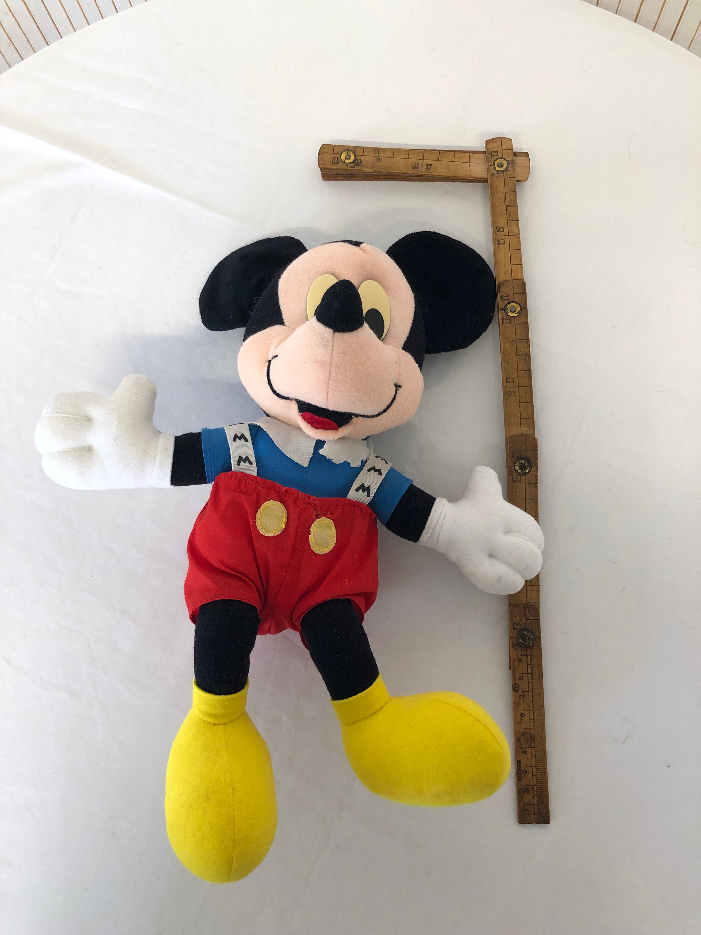 ヴィンテージ ミッキーマウス ぬいぐるみ マテル 幼少期の思い出