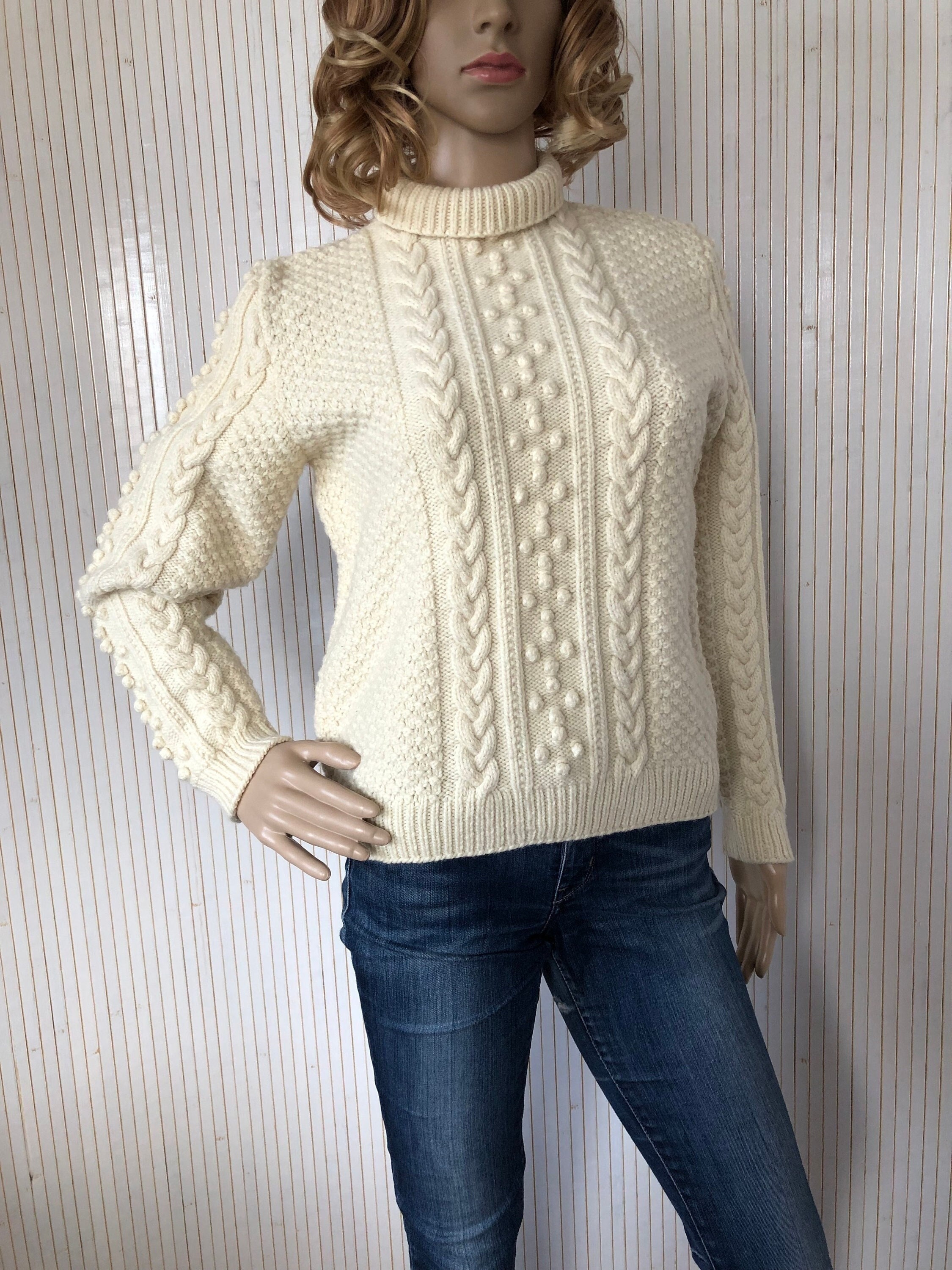 Sweater Woman Vintage Sweater Knitted 