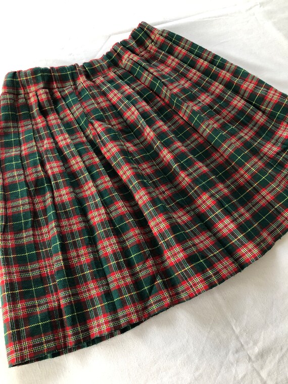 Scottish Skirt Vintage Girl Pleated Skirt Size 8 … - image 9