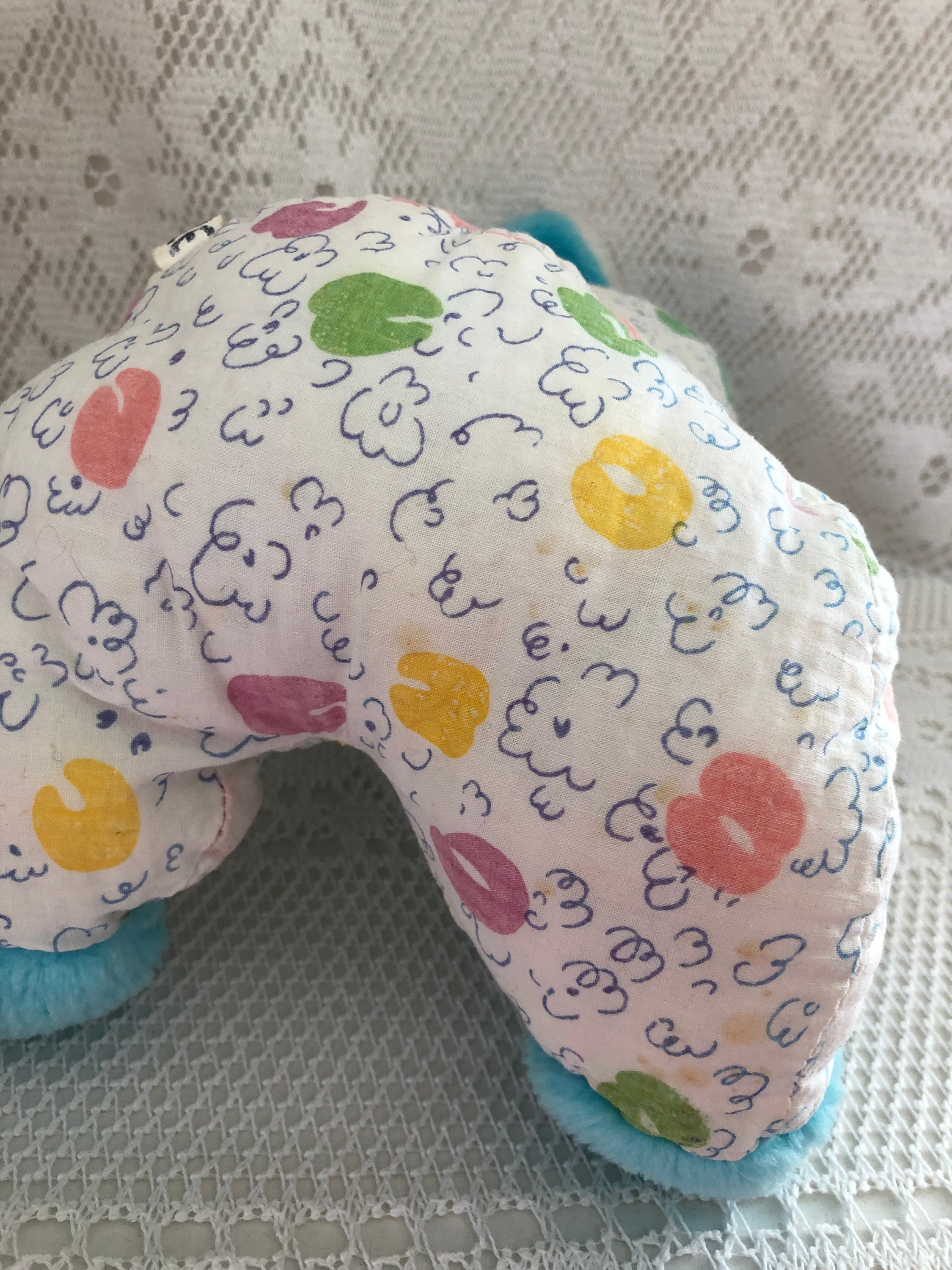 ヴィンテージコレクション ぬいぐるみ ウサギ ソフトトイ ブルー