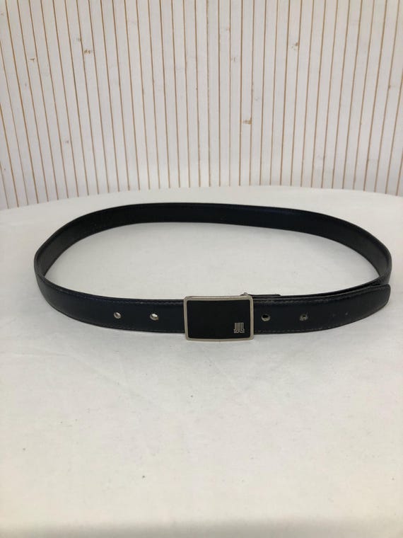 Lanvin vintage belt Leather belt Lanvin Blue size 70 cm in Leather - 37444634 main image 3