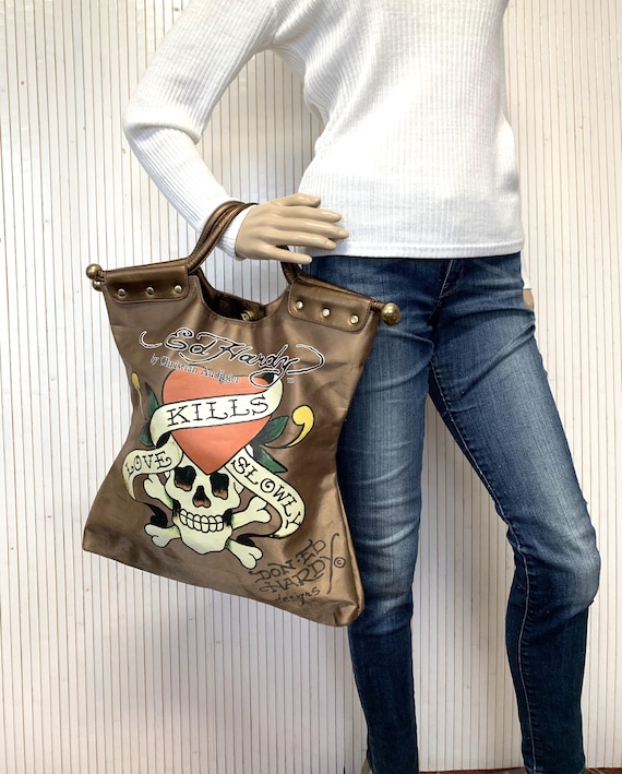 Ed Hardy by Christian Audigier ヴィンテージ レディースバッグ 
