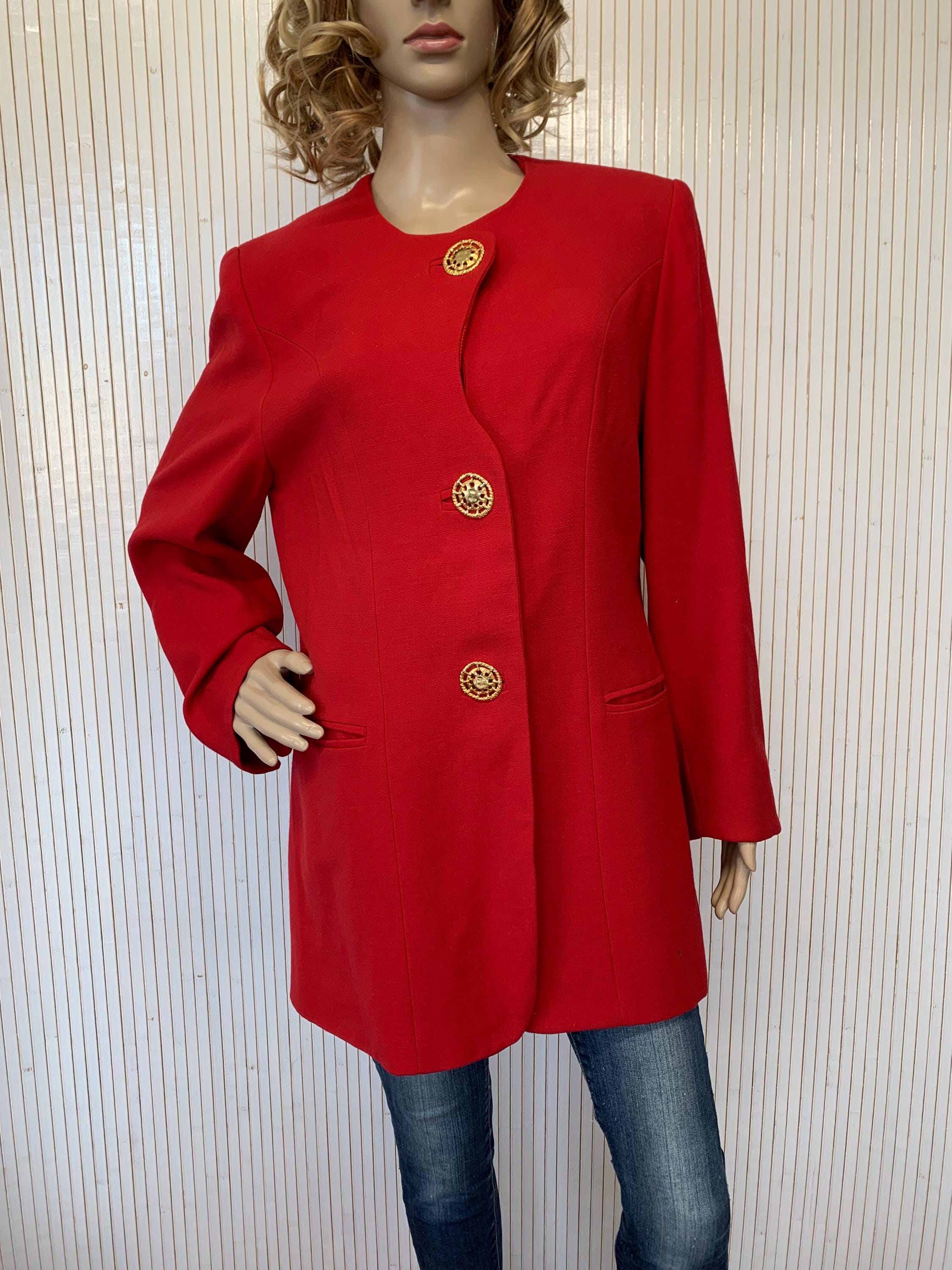 Veste en laine bouclée femme Amanda Wakeley vintage des