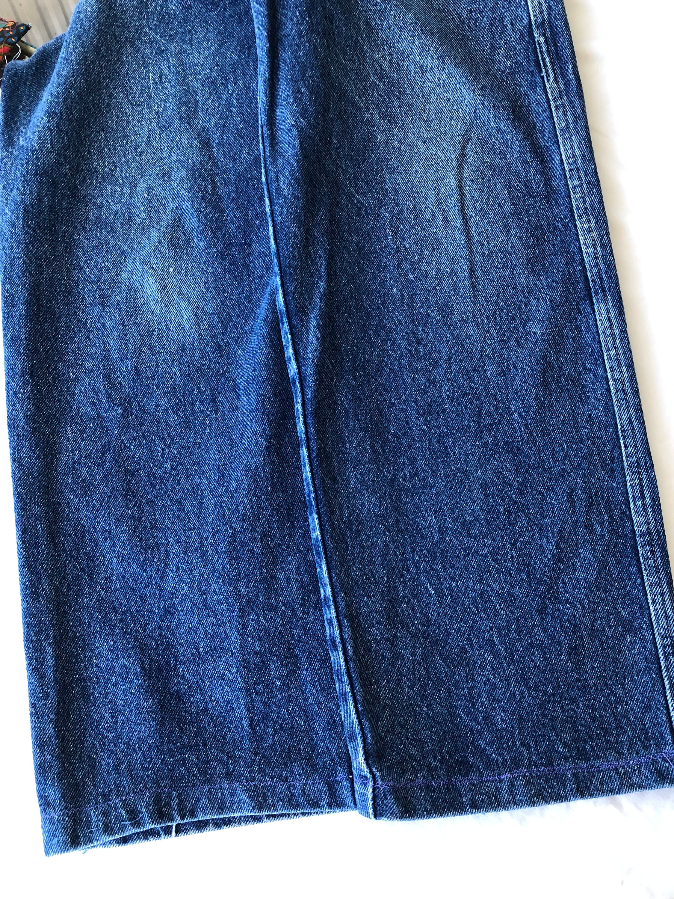 Lot De 5 Jeans Vintage En Coton Taille 42 - Occasion Bon état Pour Look Usé