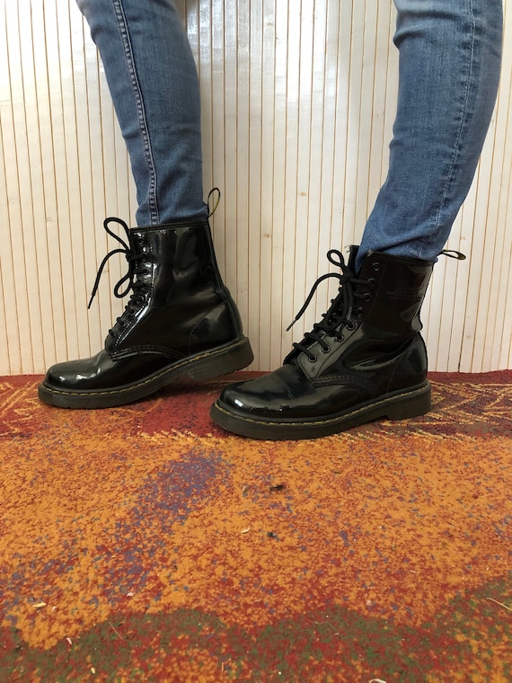 Shoes Ankle boots Dr Martens Black patent leather 