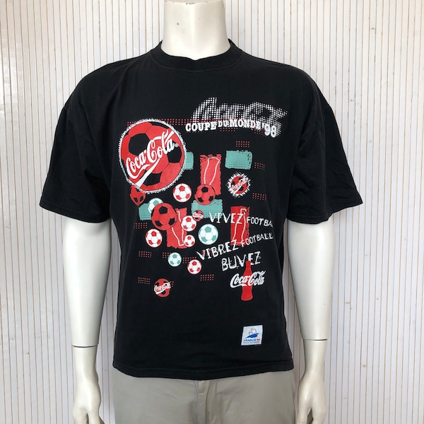 T-SHIRT COUPE DU Monde 98 Collection - Taille XL Coca Cola collector EUR 2,00 - FR