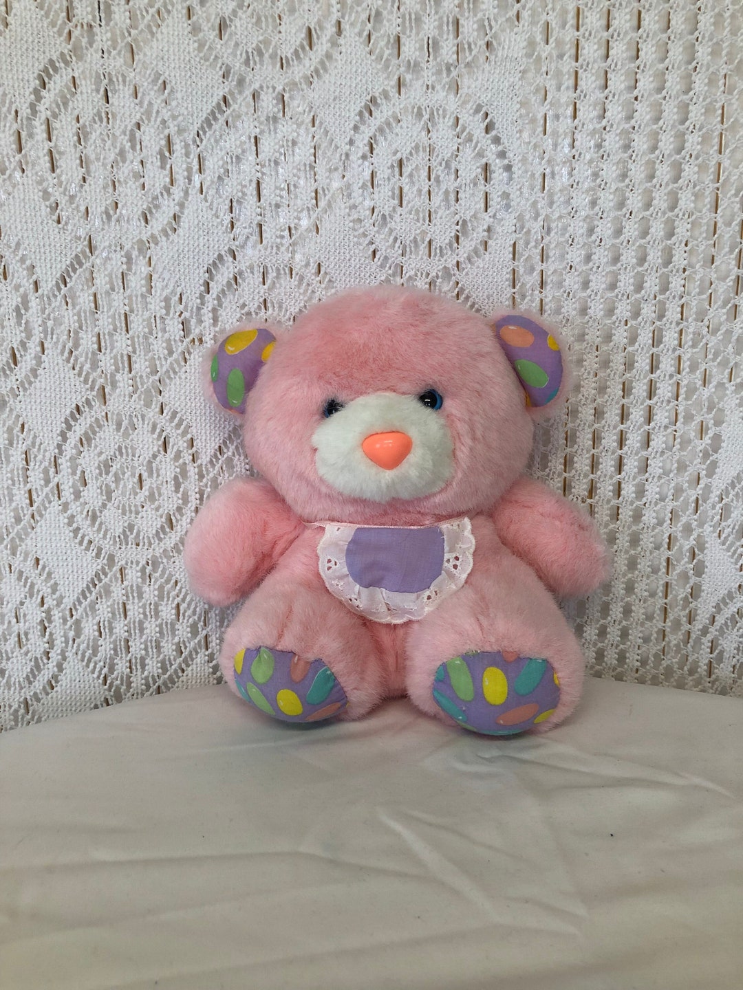 Vintage Pink Teddy Bear Antique Teddy Bear Damart Collection Childhood ...