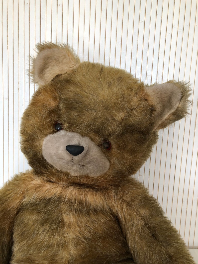 Very Large Vintage Teddy Bear Collectible Old Teddy Bear Old Bear 90cm