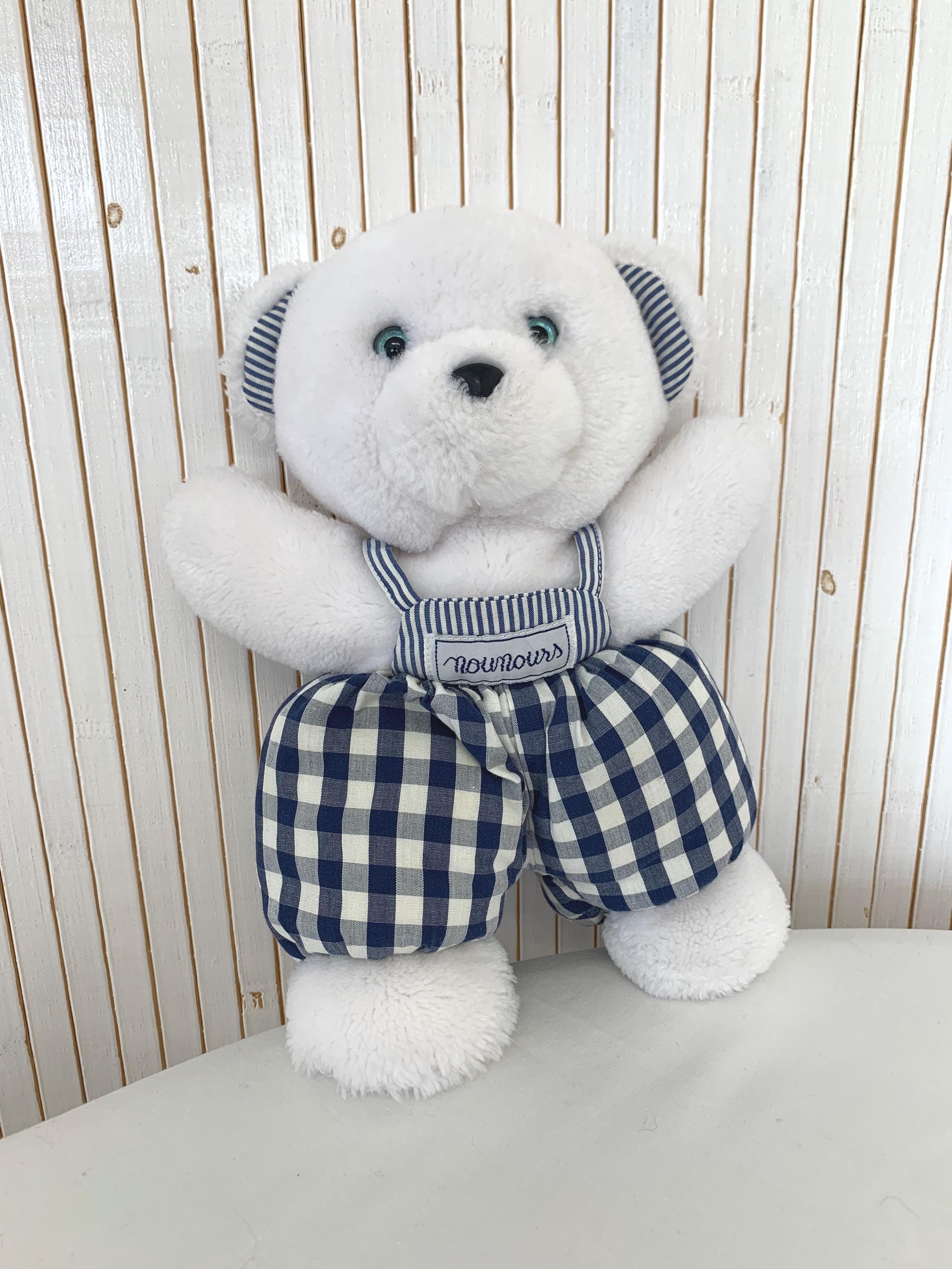 Peluche hérisson rose blanc BOULGOM