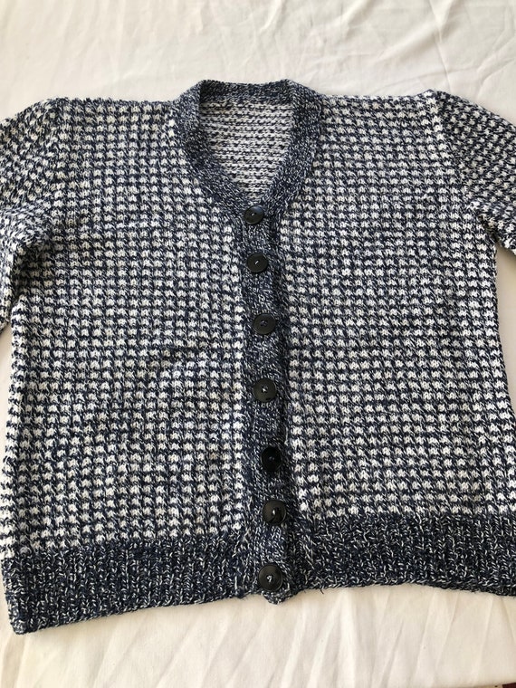 Vest Speckled Wool Vintage Women V-neck V-neck V-… - image 6
