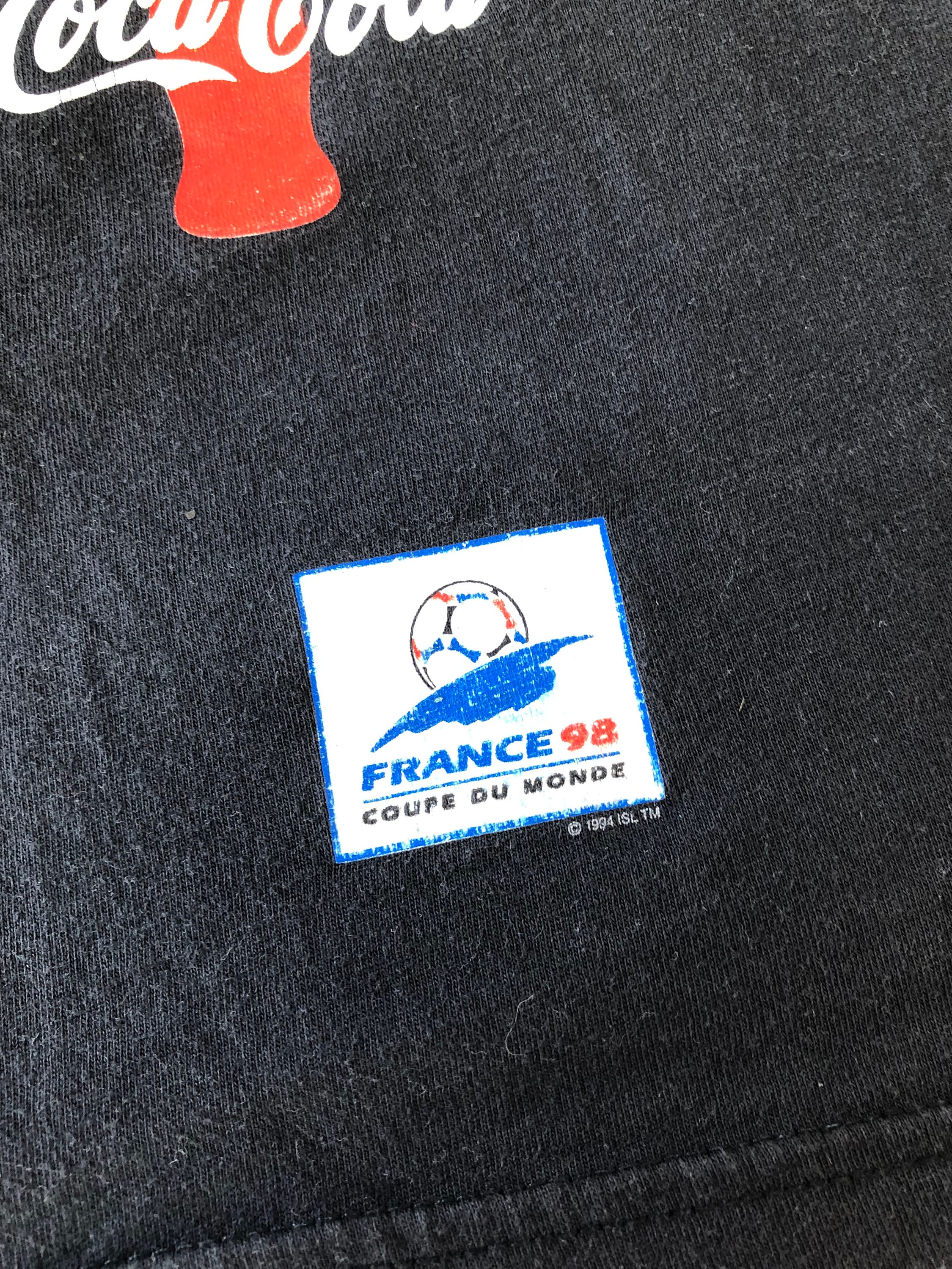 1998年ワールドカップ サッカー コカ・コーラ ヴィンテージTシャツ