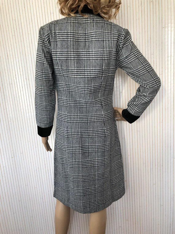 Robe en laine Vintage 70s Femme taille S Robe Pie… - image 4