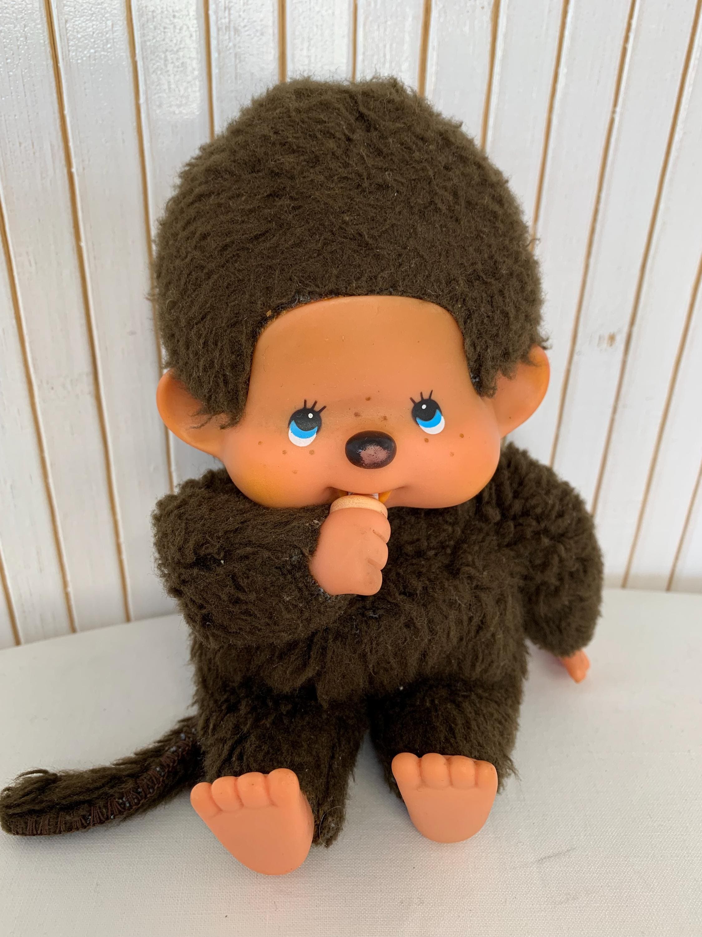Kiki Ajena Monkey Plush 18cm Vintage With Blue Eyes Collector