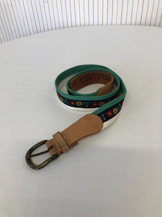 Floral Green and Blue Women\'s Belt s-l400.jpg main image 4