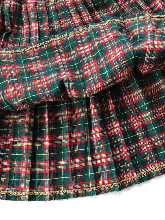 Scottish Skirt Vintage Girl Pleated Skirt Size 8 … - image 5