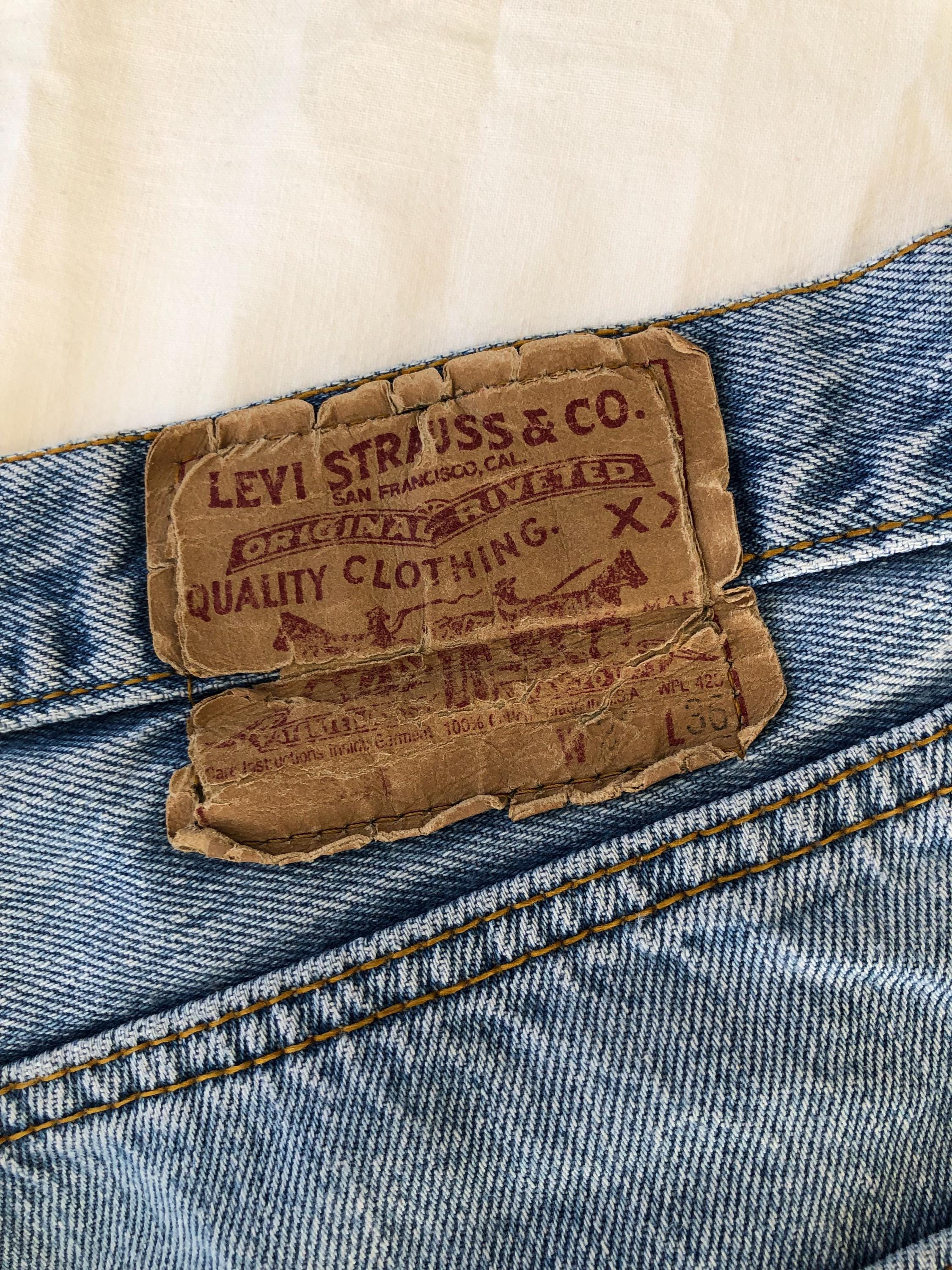 Levi's 501 Vintage W36L36 Made in USA Authentic Unisex Jeans Levi's 501 Vintage W36L36 Made in USA Authentic Unisex Jeans