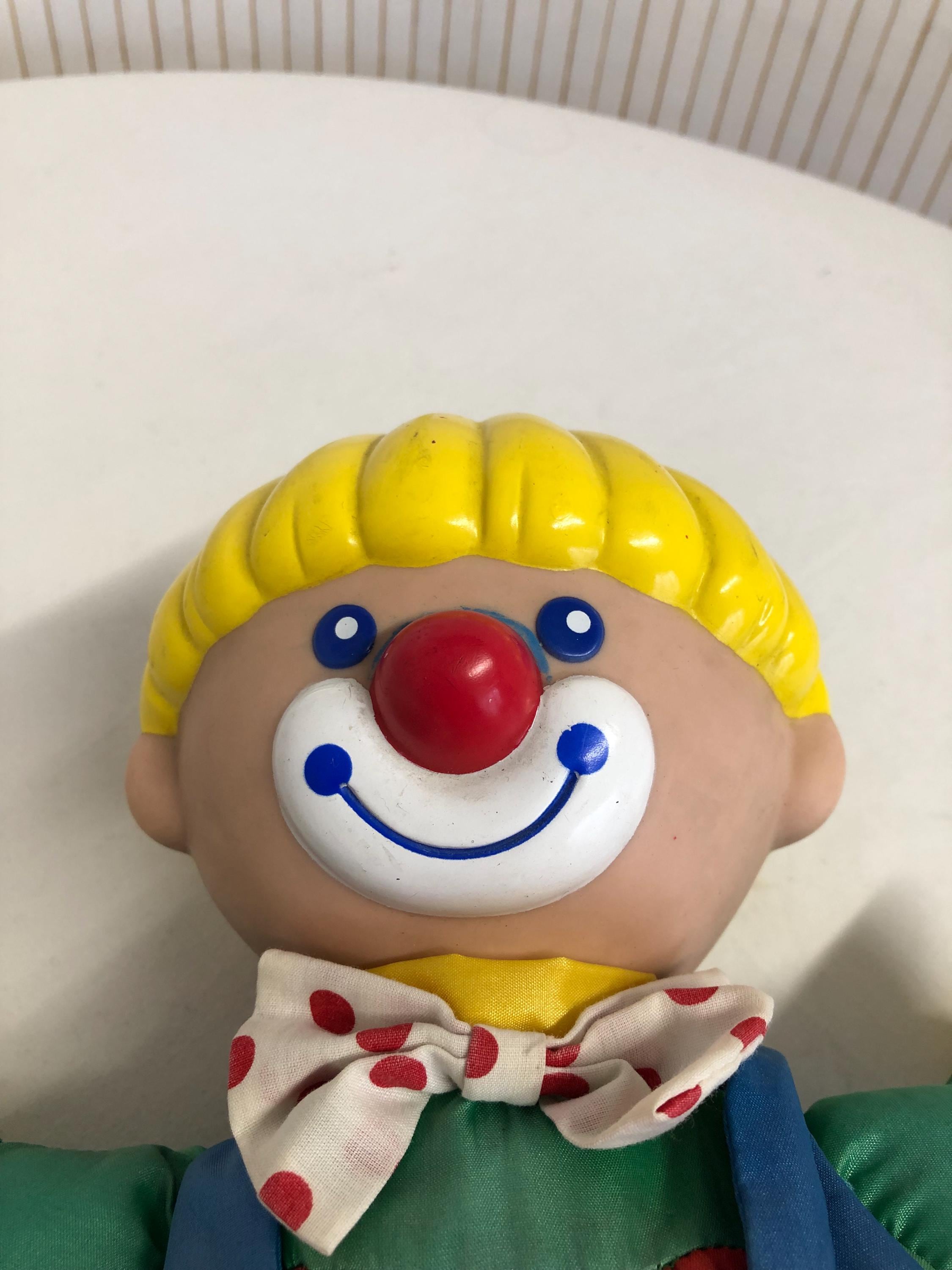 ヴィンテージピエロぬいぐるみ ハッピーベビーソフトトイ 古いマルチ 