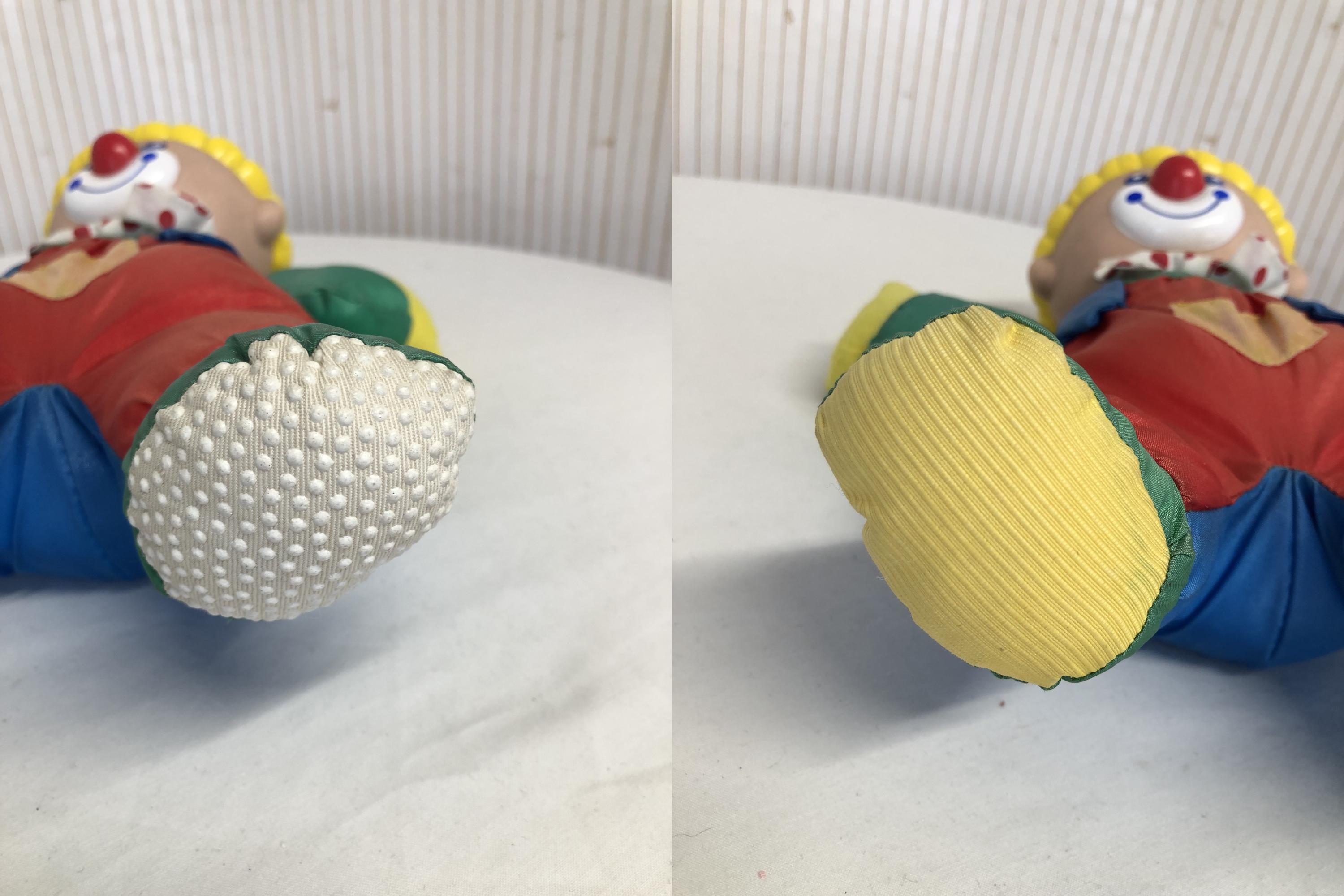 ヴィンテージピエロぬいぐるみ ハッピーベビーソフトトイ 古いマルチ 