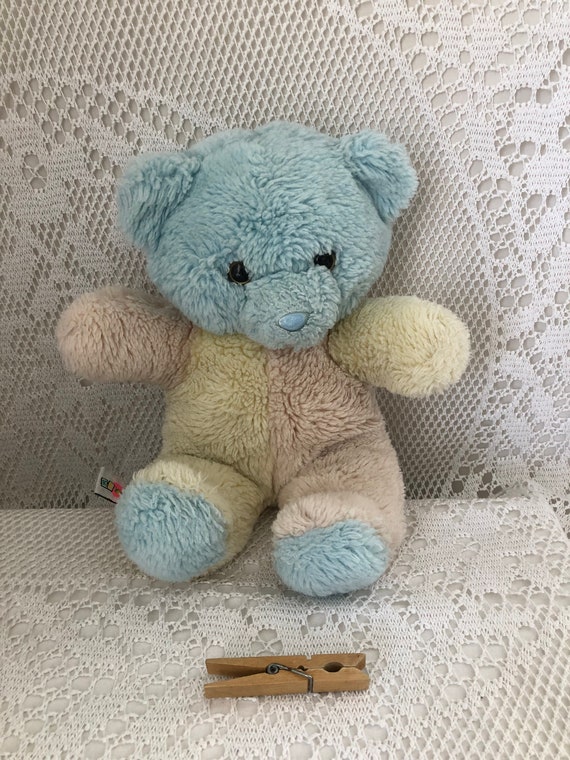 Vintage Pastel Teddy Bear Collectible Old Keokee Teddy Bear Cute