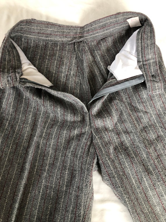 Pantalon en laine Taille haute Vintage Pantalon à… - image 6