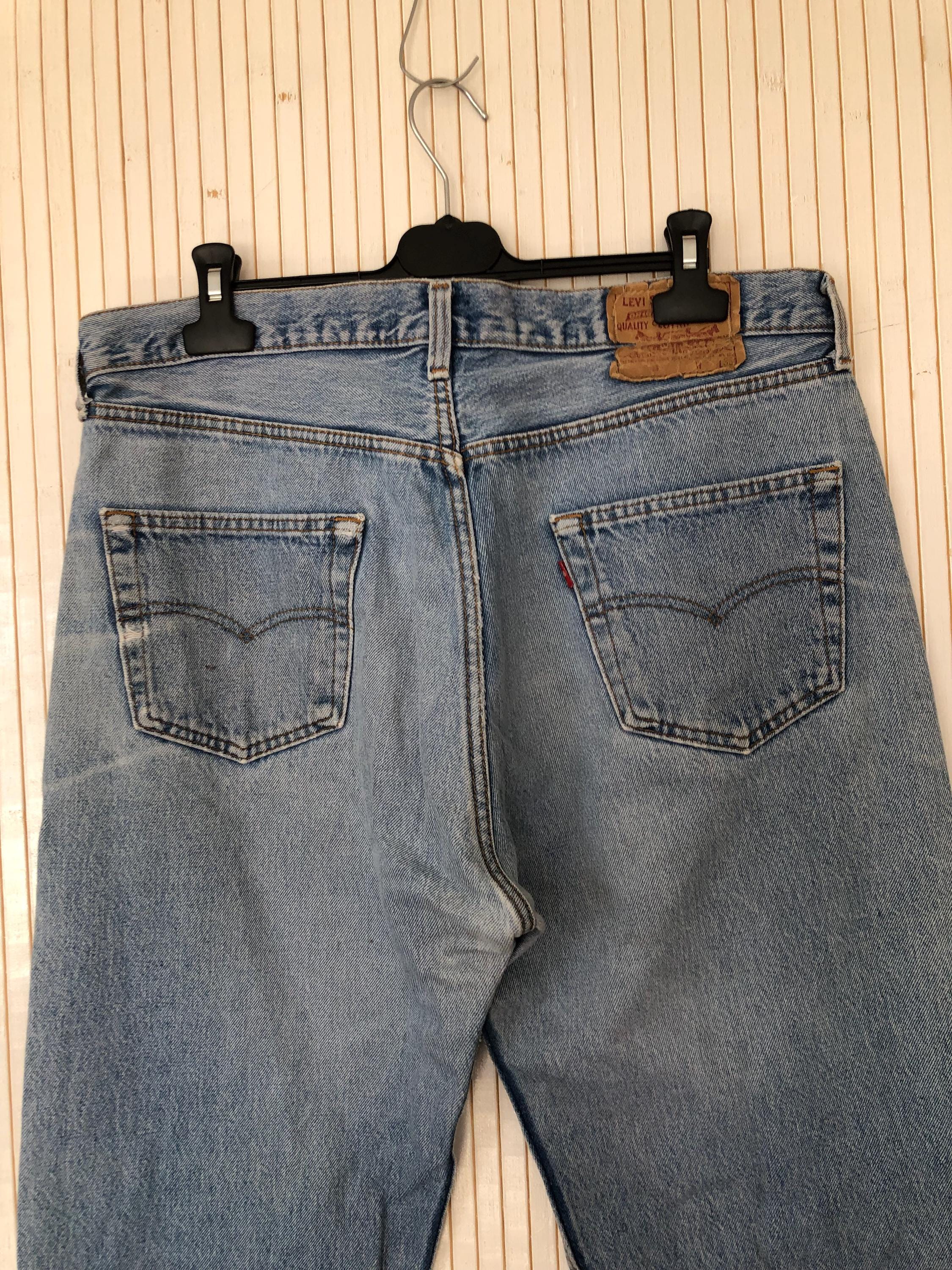Levi's 501 Vintage W36L36 Made in USA Authentic Unisex Jeans Levi's 501 Vintage W36L36 Made in USA Authentic Unisex Jeans
